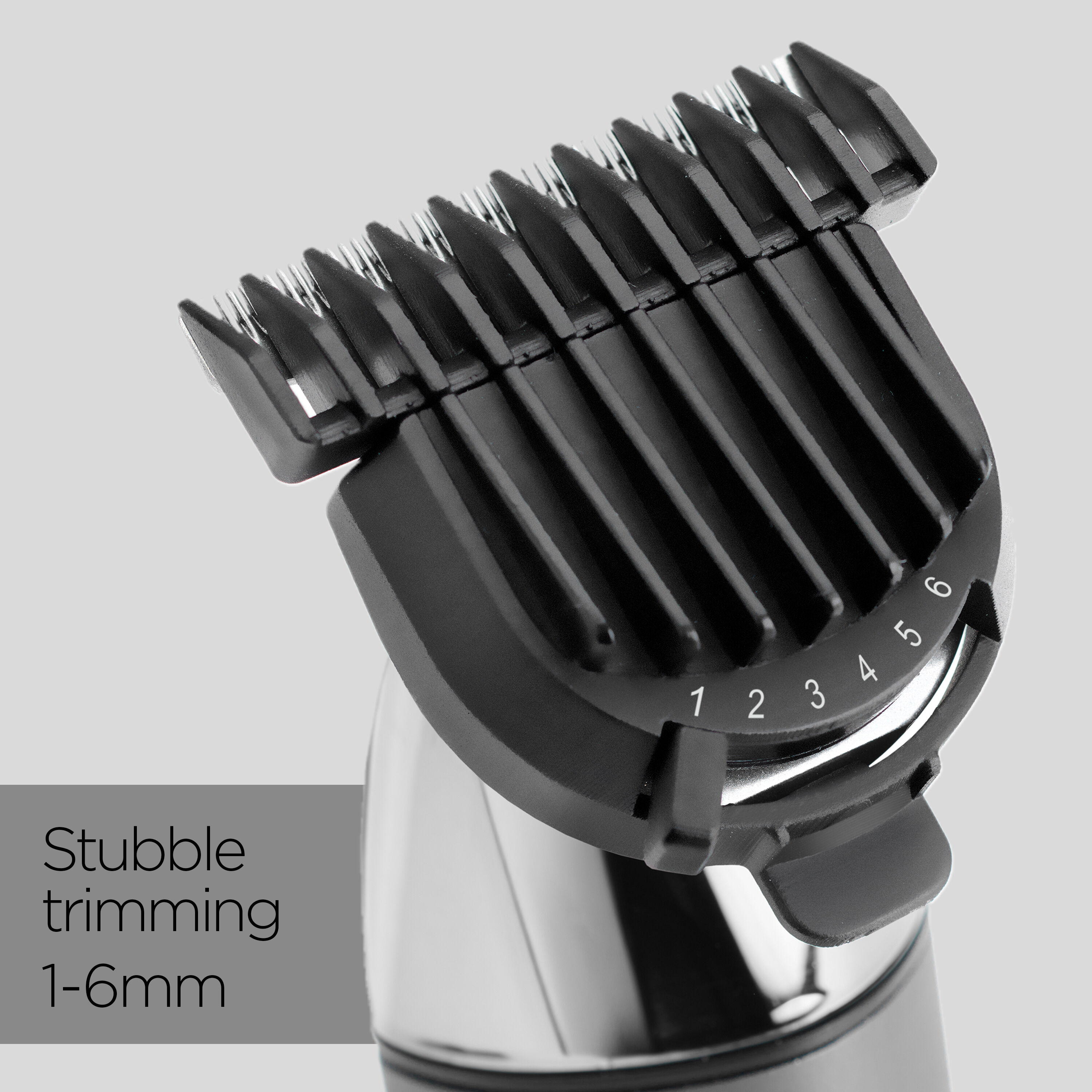 Stubble trimming (1-6mm)
